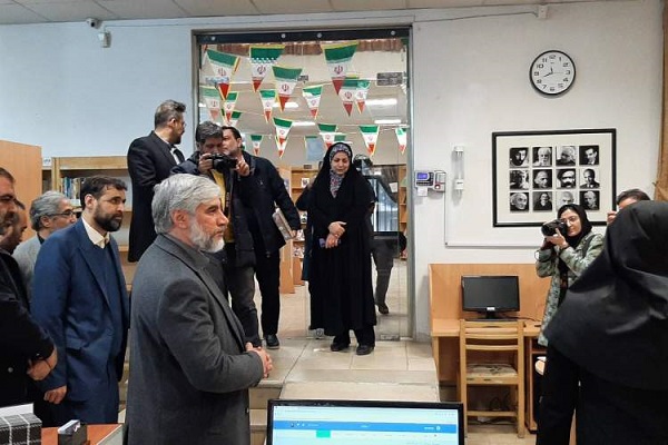 بازدید معاون محترم وزیر ارشاد از کتابخانه